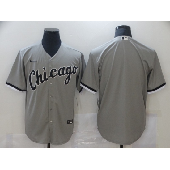 Men's Nike Chicago White Sox Blank Gray Jersey