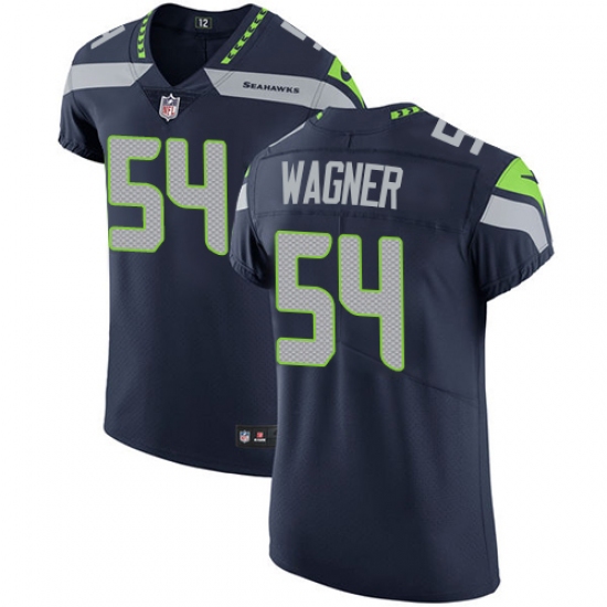 Men's Nike Seattle Seahawks 54 Bobby Wagner Steel Blue Team Color Vapor Untouchable Elite Player NFL Jersey