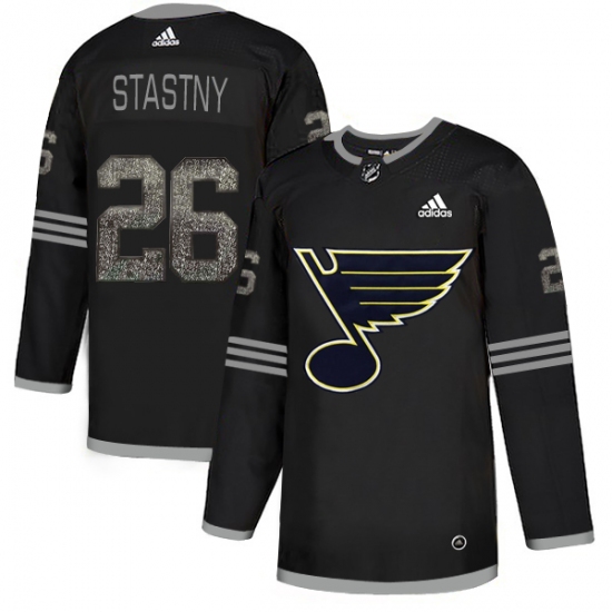 Men's Adidas St. Louis Blues 26 Paul Stastny Black Authentic Classic Stitched NHL Jersey