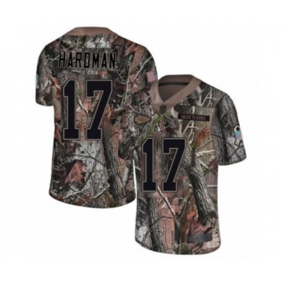 Men's Kansas City Chiefs 17 Mecole Hardman Camo Rush Realtree Limited Football Jersey