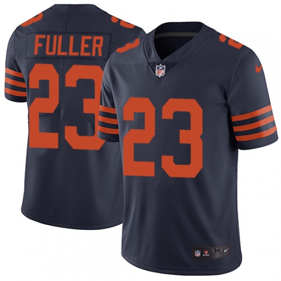 Men's Nike Chicago Bears 23 Kyle Fuller Navy Blue Alternate Vapor Untouchable Limited Player NFL Jersey