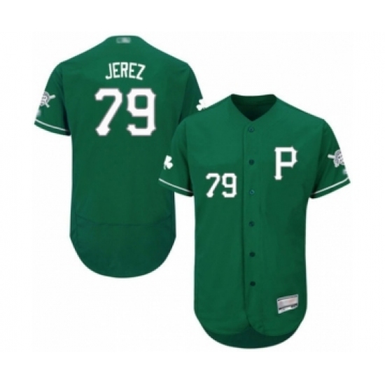 Men's Pittsburgh Pirates 79 Williams Jerez Green Celtic Flexbase Authentic Collection Baseball Player Jersey