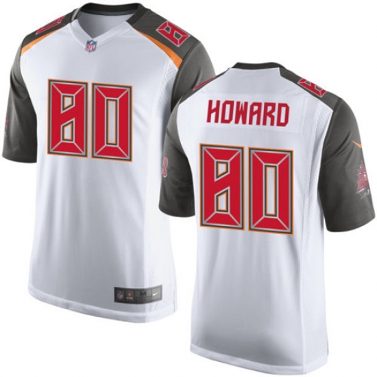 Men's Nike Tampa Bay Buccaneers 80 O. J. Howard Game White NFL Jersey