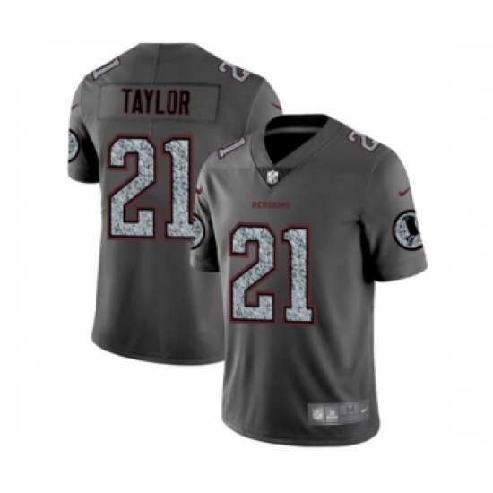 Men's Washington Redskins 21 Sean Taylor Limited Gray Static Fashion Limited Football Jersey