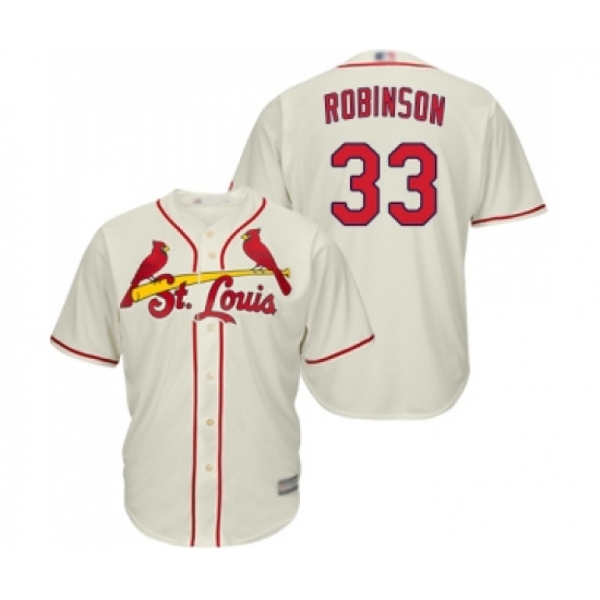 Youth St. Louis Cardinals 33 Drew Robinson Replica Cream Alternate Cool Base Baseball Jersey