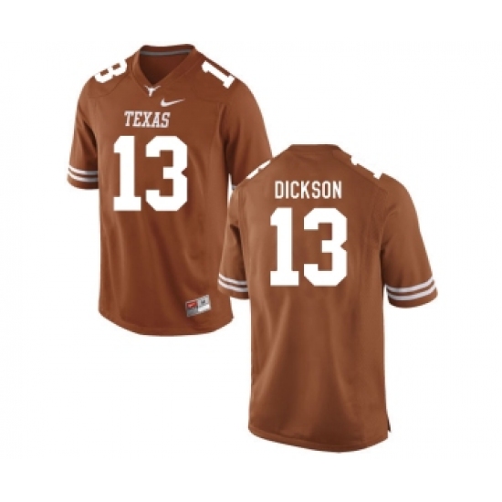 Texas Longhorns 13 Michael Dickson Brunt Orange College Football Jersey