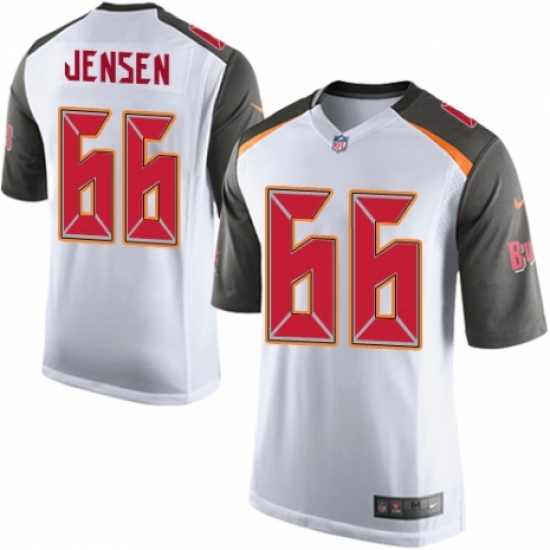 Men's Nike Tampa Bay Buccaneers 66 Ryan Jensen Game White NFL Jersey