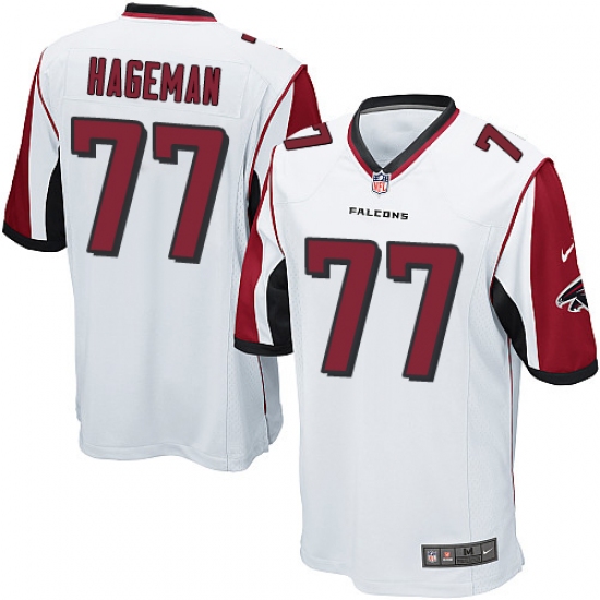 Men's Nike Atlanta Falcons 77 Ra'Shede Hageman Game White NFL Jersey