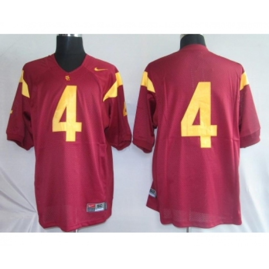 USC Trojans 4 red Jerseys