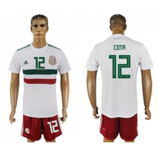 Mexico 12 Cota Away Soccer Country Jersey