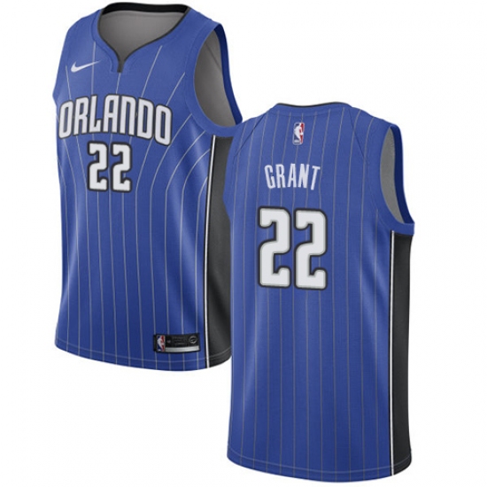 Youth Nike Orlando Magic 22 Jerian Grant Swingman Royal Blue NBA Jersey - Icon Edition