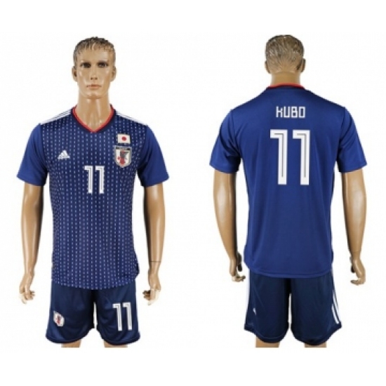 Japan 11 Kubo Home Soccer Country Jersey