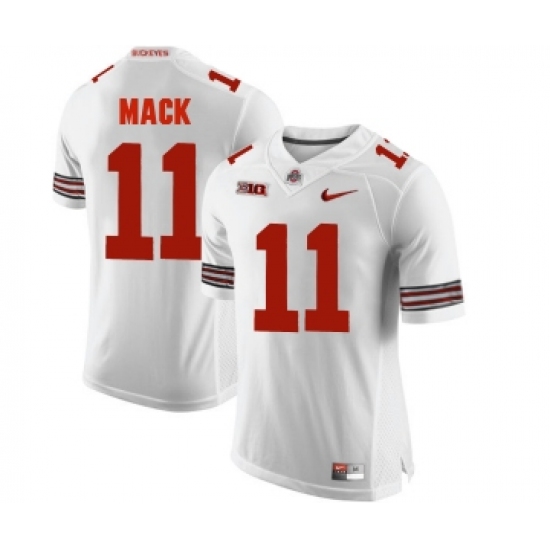 Ohio State Buckeyes 11 Austin Mack White College Football Jersey