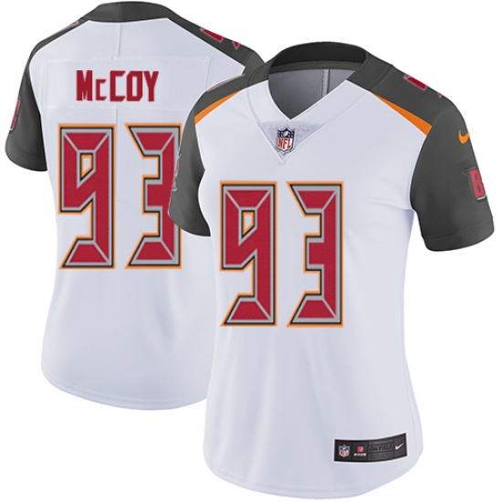 Women's Nike Tampa Bay Buccaneers 93 Gerald McCoy Elite White NFL Jersey