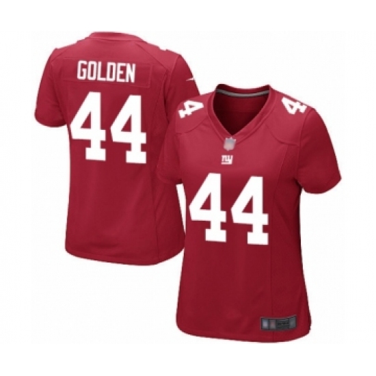 Women's New York Giants 44 Markus Golden Game Red Alternate Football Jersey