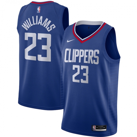 Men's LA Clippers 23 Lou Williams Nike Royal 2020-21 Swingman Jersey