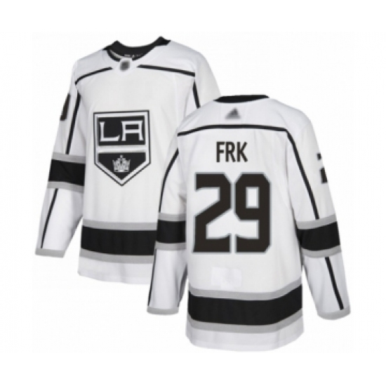 Youth Los Angeles Kings 29 Martin Frk Authentic White Away Hockey Jersey