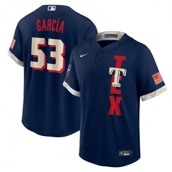 Men's Texas Rangers 53 Adolis Garc