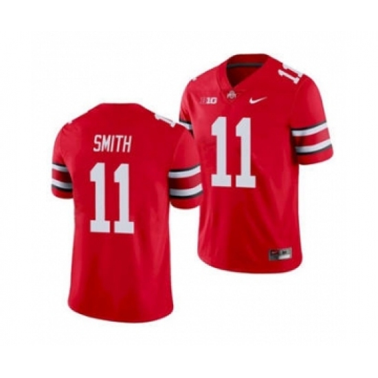 Men's Ohio State Buckeyes Tyreke Smith 11 Scarlet Game Football Jersey