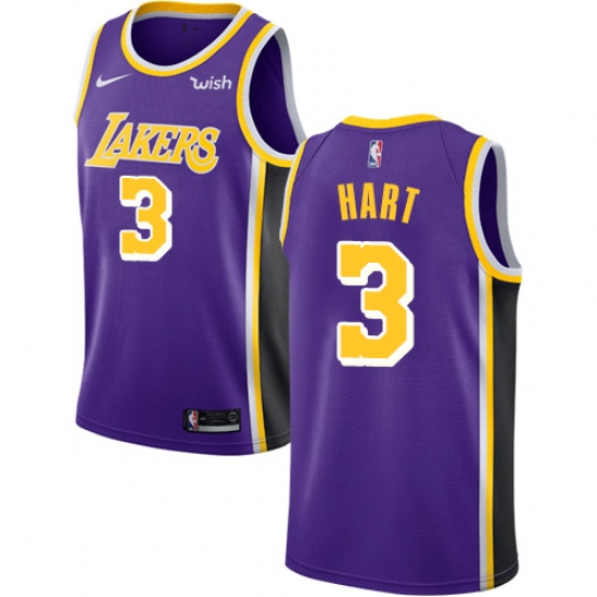 Youth Nike Los Angeles Lakers 3 Josh Hart Swingman Purple NBA Jersey - Statement Edition