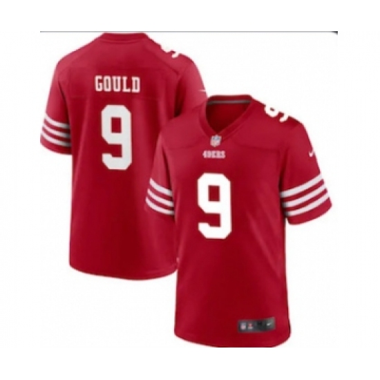 Men's San Francisco 49ers 9 Robbie Gould 2022 Red Vapor Untouchable Stitched Football Jersey