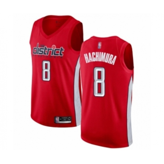 Women's Washington Wizards 8 Rui Hachimura Red Swingman Jersey - Earned Edition