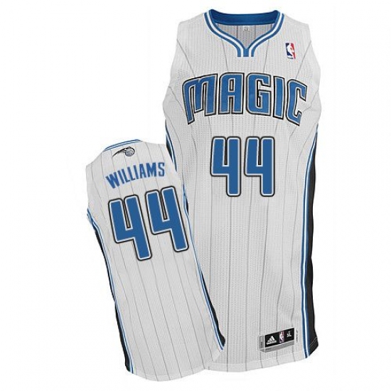 Men's Adidas Orlando Magic 44 Jason Williams Authentic White Home NBA Jersey