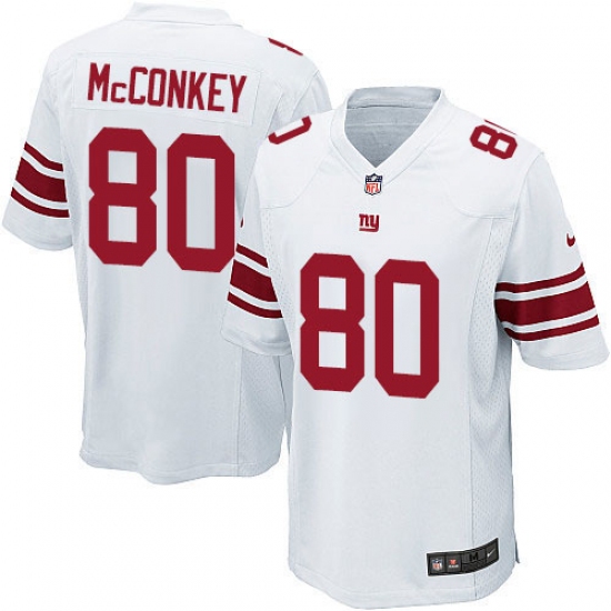 Men's Nike New York Giants 80 Phil McConkey Game White NFL Jersey