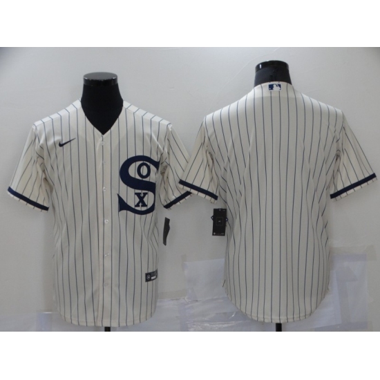 Men's Chicago White Sox Blank Cream 2021 Field of Dreams Jersey