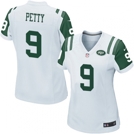 Women's Nike New York Jets 9 Bryce Petty Game White NFL Jersey