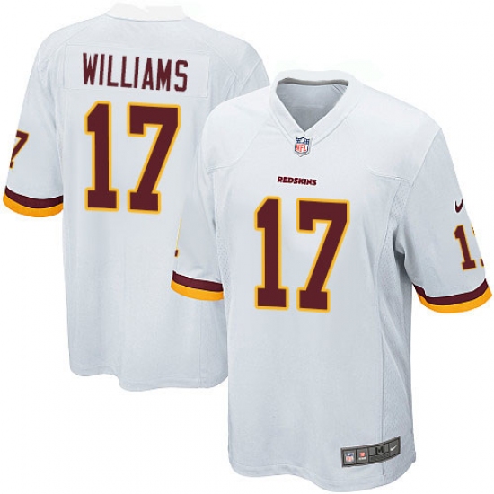 Men's Nike Washington Redskins 17 Doug Williams Game White NFL Jersey