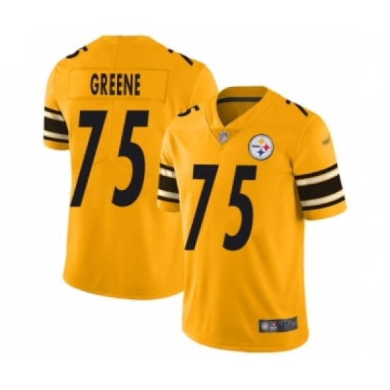 Youth Pittsburgh Steelers 75 Joe Greene Limited Gold Inverted Legend Football Jersey