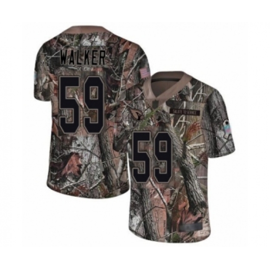 Youth Arizona Cardinals 59 Joe Walker Limited Camo Rush Realtree Football Jersey