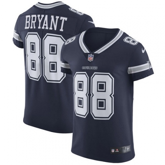 Men's Nike Dallas Cowboys 88 Dez Bryant Navy Blue Team Color Vapor Untouchable Elite Player NFL Jersey