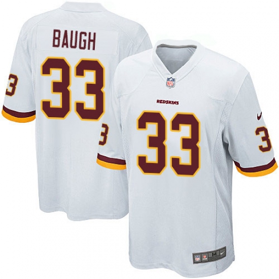 Men's Nike Washington Redskins 33 Sammy Baugh Game White NFL Jersey