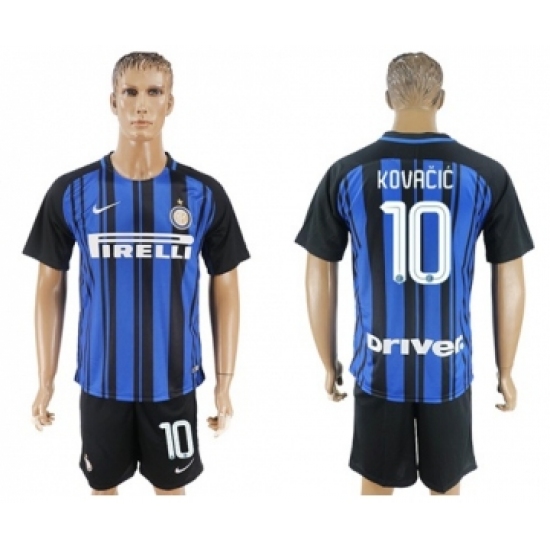 Inter Milan 10 Kovacic Home Soccer Club Jersey