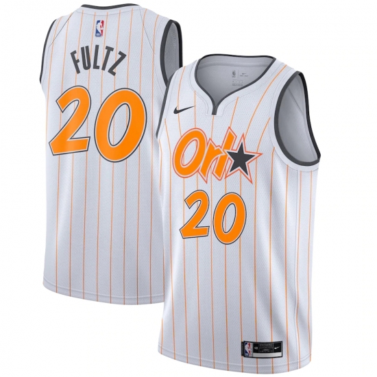 Youth Orlando Magic 20 Markelle Fultz Nike White 2020-21 Swingman Jersey