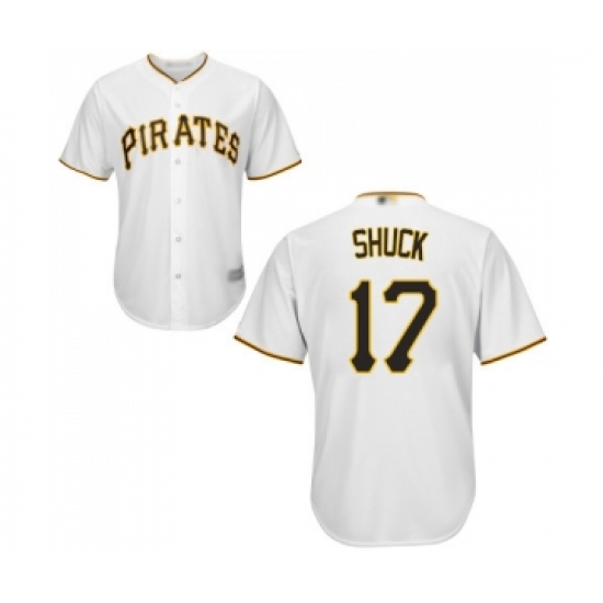 YoutYouth Pittsburgh Pirates 17 JB Shuck Replica White Home Cool Base Baseball Jersey