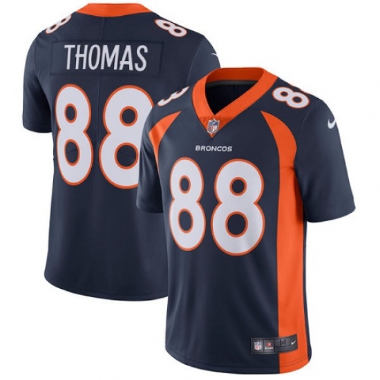 Men's Nike Denver Broncos 88 Demaryius Thomas Navy Blue Alternate Vapor Untouchable Limited Player NFL Jersey