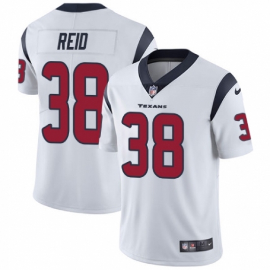 Youth Nike Houston Texans 38 Justin Reid White Vapor Untouchable Limited Player NFL Jersey