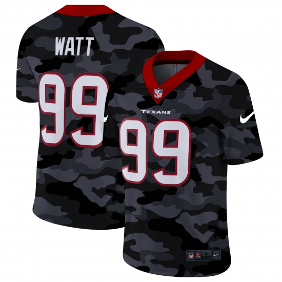 Men's Houston Texans 99 J.J. Watt Camo 2020 Nike Limited Jersey