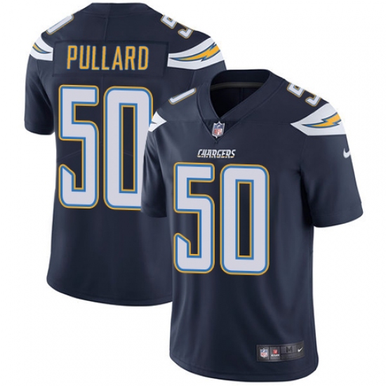 Men's Nike Los Angeles Chargers 50 Hayes Pullard Navy Blue Team Color Vapor Untouchable Limited Player NFL Jersey