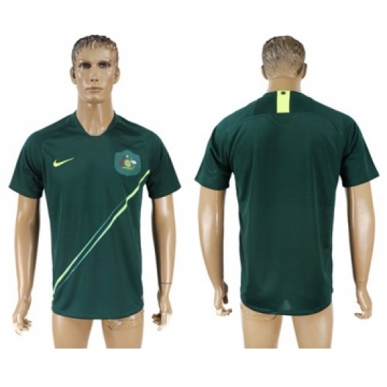 Australia Blank Away Soccer Country Jersey