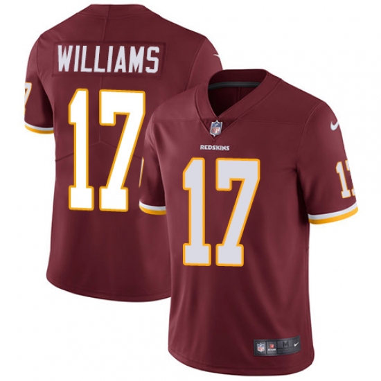 Men's Nike Washington Redskins 17 Doug Williams Burgundy Red Team Color Vapor Untouchable Limited Player NFL Jersey