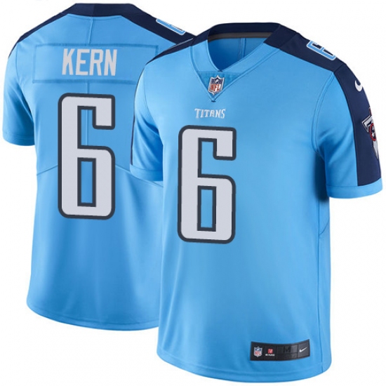 Youth Nike Tennessee Titans 6 Brett Kern Light Blue Team Color Vapor Untouchable Limited Player NFL Jersey