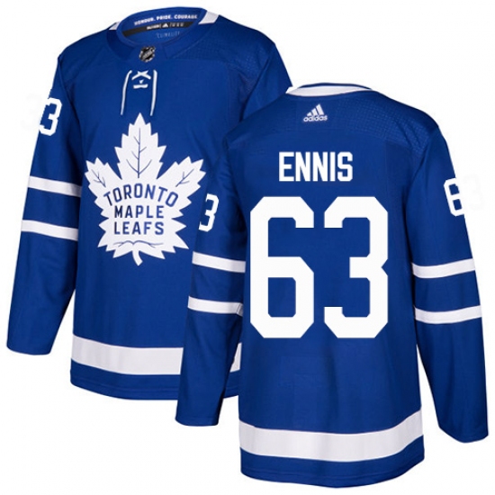 Youth Adidas Toronto Maple Leafs 63 Tyler Ennis Authentic Royal Blue Home NHL Jersey