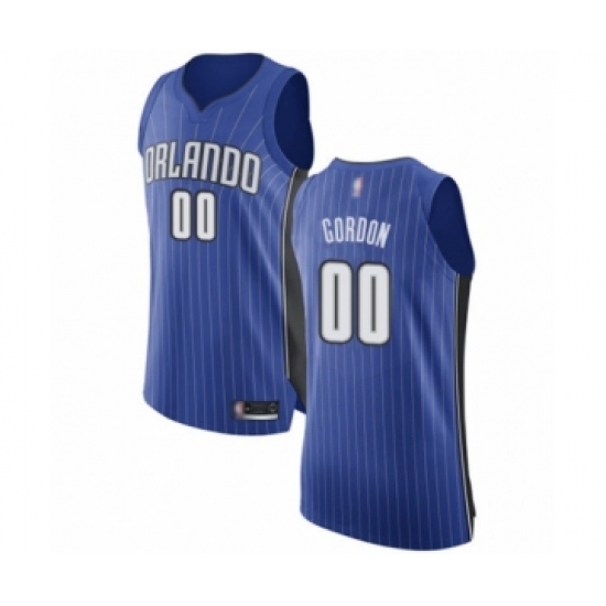 Men's Orlando Magic 00 Aaron Gordon Authentic Royal Blue Basketball Jersey - Icon Edition