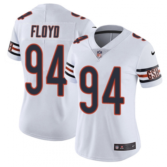 Women's Nike Chicago Bears 94 Leonard Floyd White Vapor Untouchable Limited Player NFL Jersey