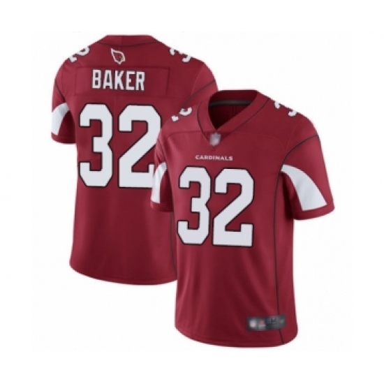 Men's Arizona Cardinals 32 Budda Baker Red Team Color Vapor Untouchable Limited Player Football Jersey