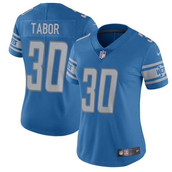 Women's Nike Detroit Lions 55 Jon Bostic Limited Light Blue Team Color Vapor Untouchable NFL Jersey